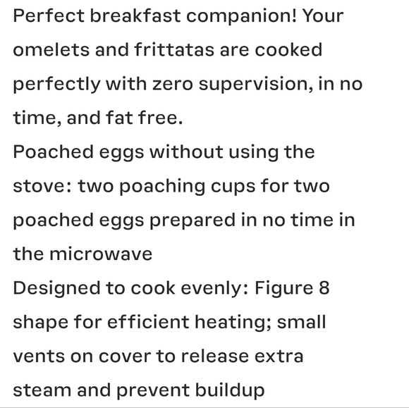 🥚🍳Display Only-NEW‼️ Tupperware brand Microwave Breakfast Maker Set - Picture 5 of 12